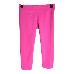 Under Armour Pink Leggings Athletic Stretchy Capri